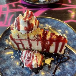 Raspberry cheesecake! You gotta do it ! Yum yum !!