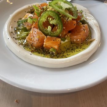 Safta - Salmon Crudo - Middle Eastern Near Me - Denver, Colorado