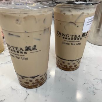 Ding Tea Brandon - Brown sugar milk tea with golden boba - Bubble Tea Near Me - Brandon, Florida