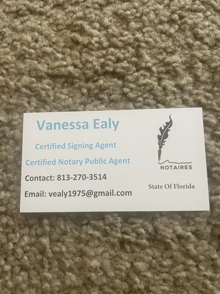 NOTARY SERVICES Tampa Bay, Florida Notaries Phone Number Yelp