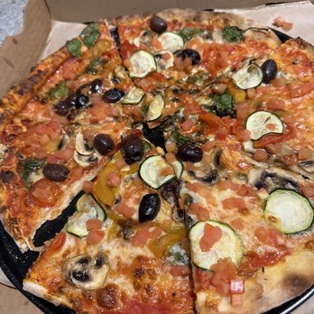 Mister O1 Extraordinary Pizza - Brickell - Riccardo Pizza ( added tomato & olive, but recommend just ordering it how it comes ) - Pizza Near Me - Miami, Florida Mister O1 Extraordinary Pizza - Brickell - Riccardo Pizza ( added tomato & olive, but recommend just ordering it how it comes ) - Pizza Near Me - Miami, Florida