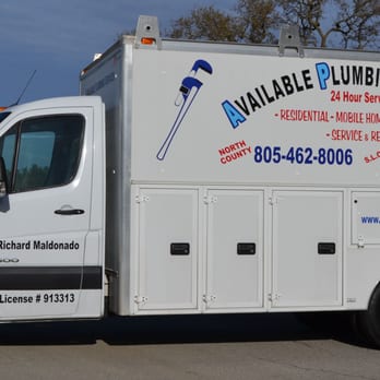 Available Plumbing Services - Available Plumbing Paso Robles San Luis Obispo service truck - Plumbing Near Me