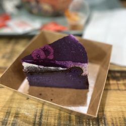 Baked Banhs - Ube basque cheesecake! Amazing!