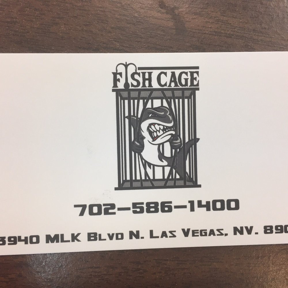Fish Cage - Business card - Seafood Near Me - North Las Vegas, Nevada