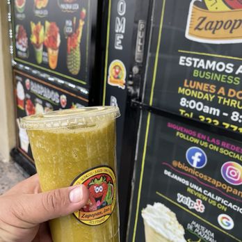 Bionicos Jugos Zapopan - A large drink of fresh natural juice. - Juice Bars & Smoothies Near Me - Bell Gardens, California