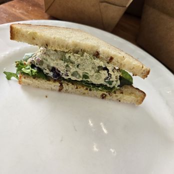 Dozen Bakery - Other half of the chicken salad sandwich - Bakeries Near Me - Nashville, Tennessee