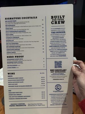 Menu photo 1 BRU Burger Bar - Brownsburg Brownsburg, IN