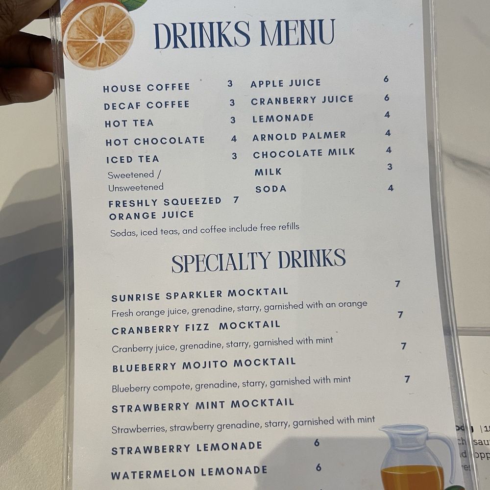 Early Bird Cafe - Drink menu - Breakfast & Brunch Near Me - Richmond, Texas