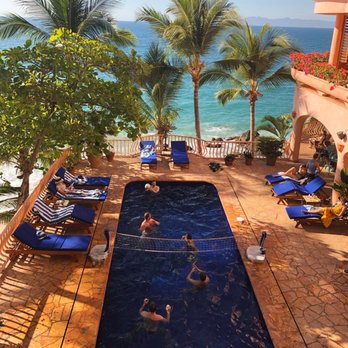 Villa Estrella Mar - The pool and the bay beyond. - Vacation Rentals Near Me - Puerto Vallarta, JAL