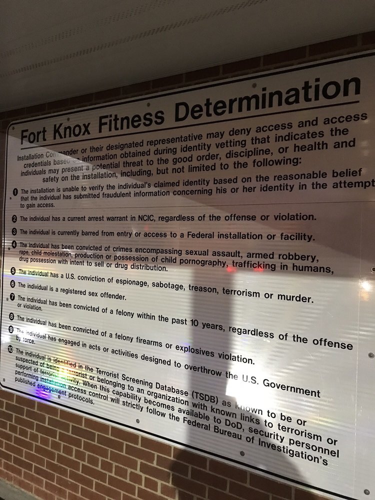 FORT KNOX 14 Photos & 10 Reviews 7425 Eleventh Ave, Fort Knox
