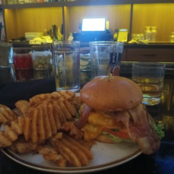 Duke's Tavern - Added bacon and waffle fries to the smashburger! - Coffee & Tea Near Me - Amherst, New York