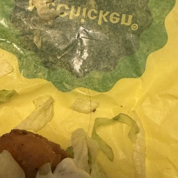 McDonald's - Hair in the mc chicken - Fast Food Near Me - Yorba Linda, California McDonald's - Hair in the mc chicken - Fast Food Near Me - Yorba Linda, California