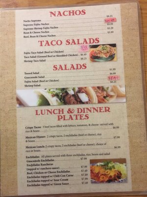 Menu photo 4 Adelitas Restaurant Ballinger, TX
