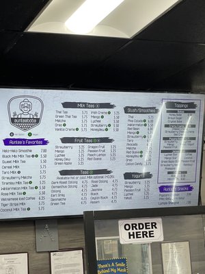 Menu photo 1 AunTea Boba Fort Washington, MD