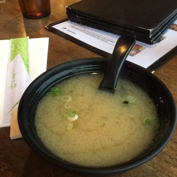 Sushi Cruise - Miso soup come with the entree - Sushi Bars Near Me - Edgewater, New Jersey Sushi Cruise - Miso soup come with the entree - Sushi Bars Near Me - Edgewater, New Jersey
