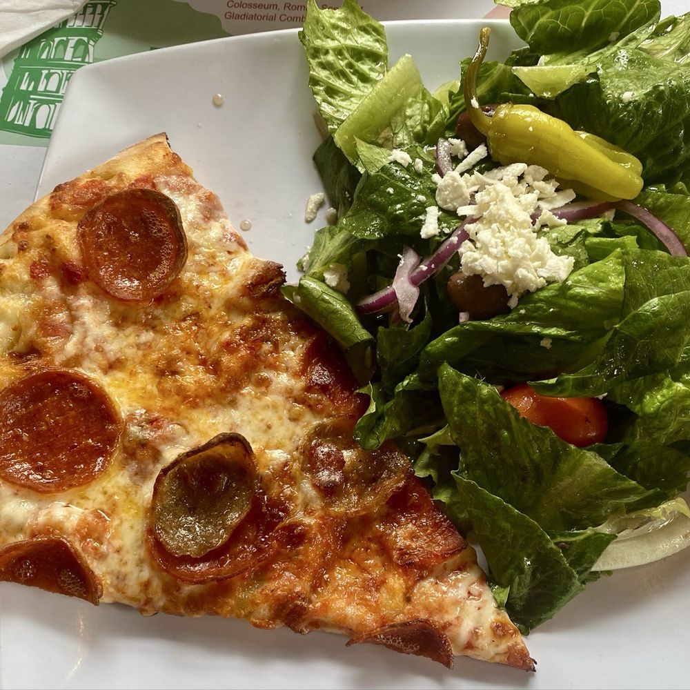 A Carini's Pizza & Pasta - Pizza and 1 Slice, Salad & a Soda - Italian Near Me - Murrieta, California