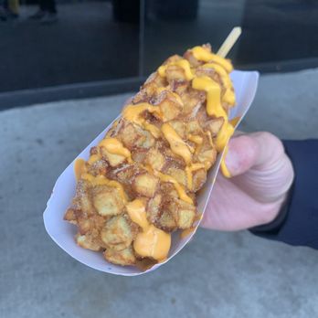 Jongro Rice Hotdog - Sweet potato dog - Hot Dogs Near Me - Flushing, New York Jongro Rice Hotdog - Sweet potato dog - Hot Dogs Near Me - Flushing, New York