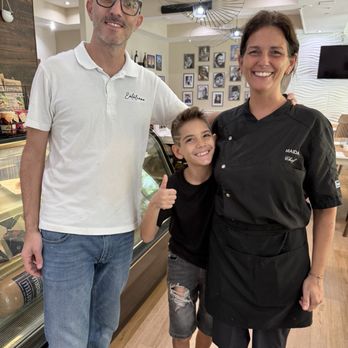 Eataliano - Simone (manager), Maida (owner/chef) and her son - Italian Near Me - Boca Raton, Florida Eataliano - Simone (manager), Maida (owner/chef) and her son - Italian Near Me - Boca Raton, Florida