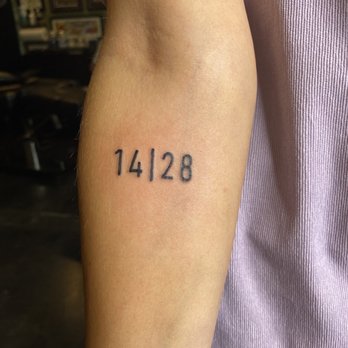 New Rose Tattoo - Tattoo of my and my son's birthdays in my favorite font - Tattoo Near Me - Portland, Oregon New Rose Tattoo - Tattoo of my and my son's birthdays in my favorite font - Tattoo Near Me - Portland, Oregon