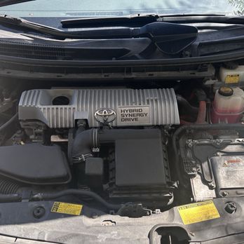 Sam Auto Hybrid - 2010 Toyota Prius engine bay. - Auto Repair Near Me - Costa Mesa, California