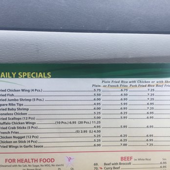 Happy Fortune - Menu - 3 of 3 Daily Specials - Chinese Near Me - Dover, Delaware