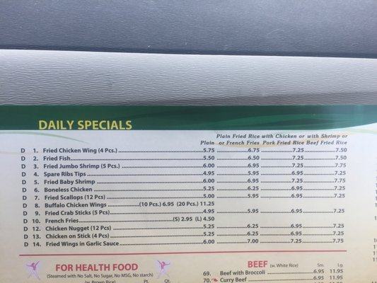 Menu photo 1 Happy Fortune Dover, DE