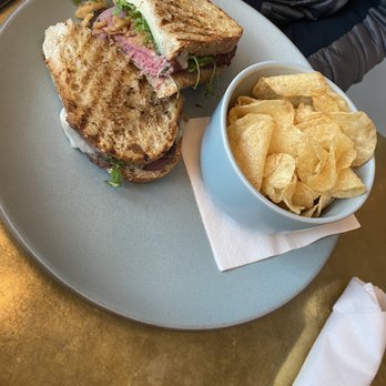 Picnic - I think she got the "Beef and cheese " sandwich - Breakfast & Brunch Near Me - Jackson, Wyoming