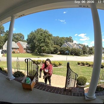 Sam's Club - Items tossed on porch from sidewalk - Wholesale Stores Near Me - Chesapeake, Virginia