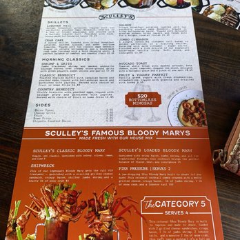 Sculley's - Breakfast menu - Seafood Near Me - Madeira Beach, Florida Sculley's - Breakfast menu - Seafood Near Me - Madeira Beach, Florida