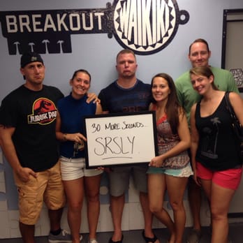 Breakout Waikiki - 30 seconds .... So close - Escape Games Near Me - Honolulu, Hawaii Breakout Waikiki - 30 seconds .... So close - Escape Games Near Me - Honolulu, Hawaii