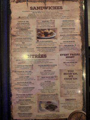Menu photo 4 S.S. Wreck & Galley Grill Marathon, FL Menu photo 4 S.S. Wreck & Galley Grill Marathon, FL