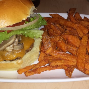 Restaurant 55 - A restaurant 55 burger and sweet potato fries. - American Near Me - Dover, Delaware Restaurant 55 - A restaurant 55 burger and sweet potato fries. - American Near Me - Dover, Delaware
