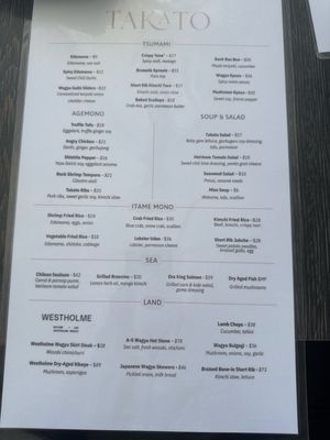 Menu photo 1 TAKATO Fort Lauderdale, FL Menu photo 1 TAKATO Fort Lauderdale, FL