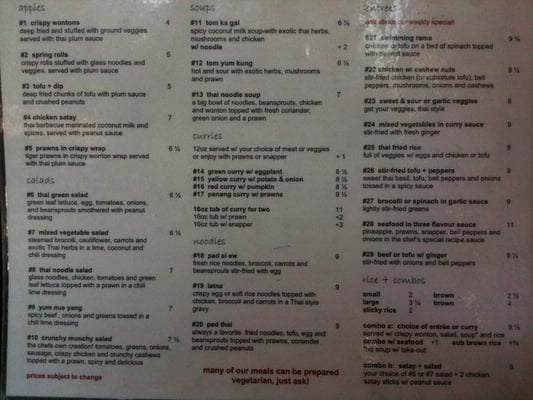 Menu photo 7 Take Thai Home Vancouver, BC Menu photo 7 Take Thai Home Vancouver, BC
