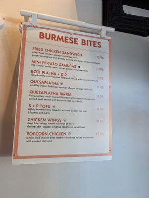 Menu photo 5 Burma Bites Oakland, CA