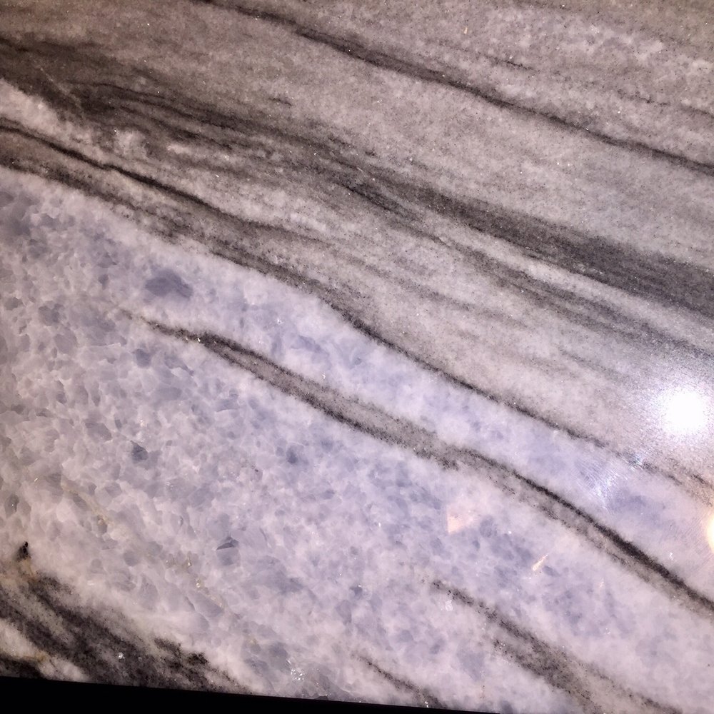 MG Marble & Granite Designers - You can see the quartz crystals through out the slab - Countertop Installation Near Me - Delray Beach, Florida