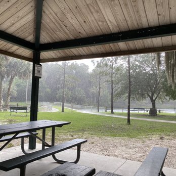 Gemini Springs Park - Pavilion, good shelter from a refreshing rain shower - Parks Near Me - Debary, Florida