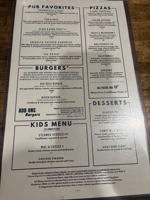 Menu photo 6 Snake River Brewing Jackson, WY