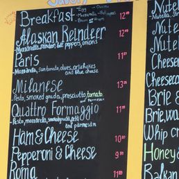 Savory Crepe Menu Savory Crepe Menu