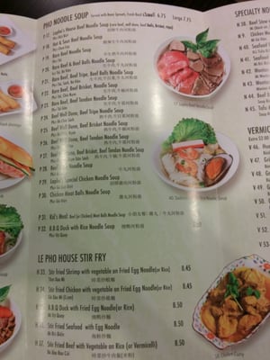 Menu photo 7 Le Pho Vancouver, BC Menu photo 7 Le Pho Vancouver, BC