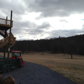 Bear Mountain Ziplines - The last big zip line - Ziplining Near Me - Luray, Virginia