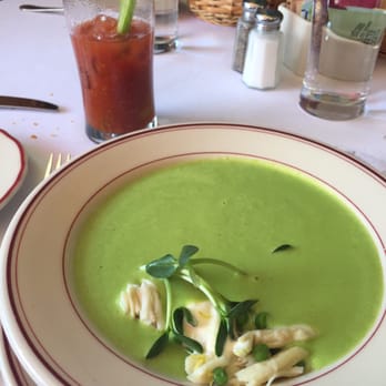 Le Diplomate - Pea and crab soup with a bloody - Brasseries Near Me - Washington, DC, District of Columbia Le Diplomate - Pea and crab soup with a bloody - Brasseries Near Me - Washington, DC, District of Columbia