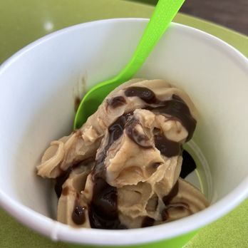 Yogli Mogli - Salted caramel with hot fudge - Ice Cream & Frozen Yogurt Near Me - Hiram, Georgia Yogli Mogli - Salted caramel with hot fudge - Ice Cream & Frozen Yogurt Near Me - Hiram, Georgia