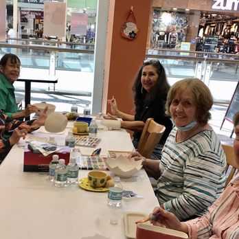 Color Me Mine - Enjoying our painting... - Paint-Your-Own Pottery Near Me - Jacksonville, Florida