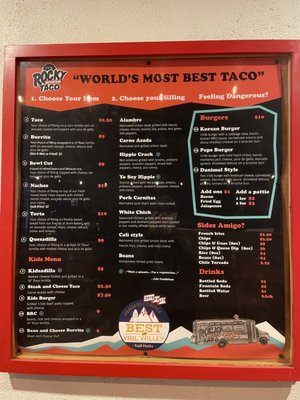 Menu photo 2 Rocky Mountain Taco Vail, CO