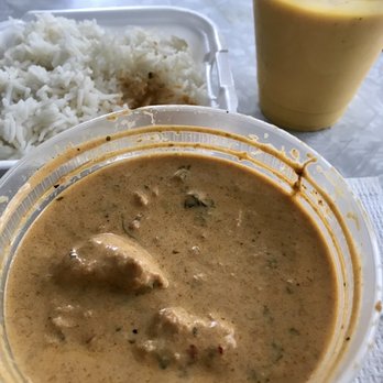 Sardarni's Kitchen - Butter Chicken with Rice Lunch. Mango Lassi (take out delivered by Grubhub) - Indian Near Me - Springfield, Oregon