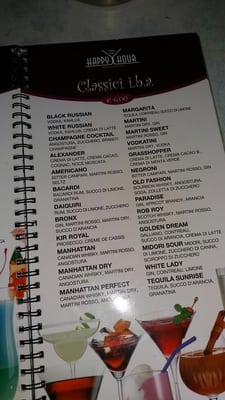 Menu photo 2 Happy Hour Giugliano in Campania, NA Menu photo 2 Happy Hour Giugliano in Campania, NA