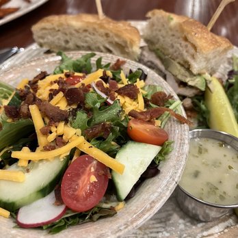 Fork Lore - Grilled Chicken Sandwich and side salad - Breakfast & Brunch Near Me - Asheville, North Carolina Fork Lore - Grilled Chicken Sandwich and side salad - Breakfast & Brunch Near Me - Asheville, North Carolina