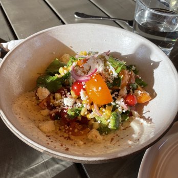 Oceano Kitchen - Corn, tomato, etc salad - New American Near Me - Lake Worth Beach, Florida
