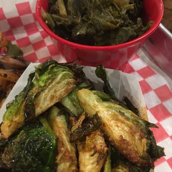 Woodstack BBQ Tavern - Brussels and turnip greens! - Barbeque Near Me - Valdosta, Georgia Woodstack BBQ Tavern - Brussels and turnip greens! - Barbeque Near Me - Valdosta, Georgia